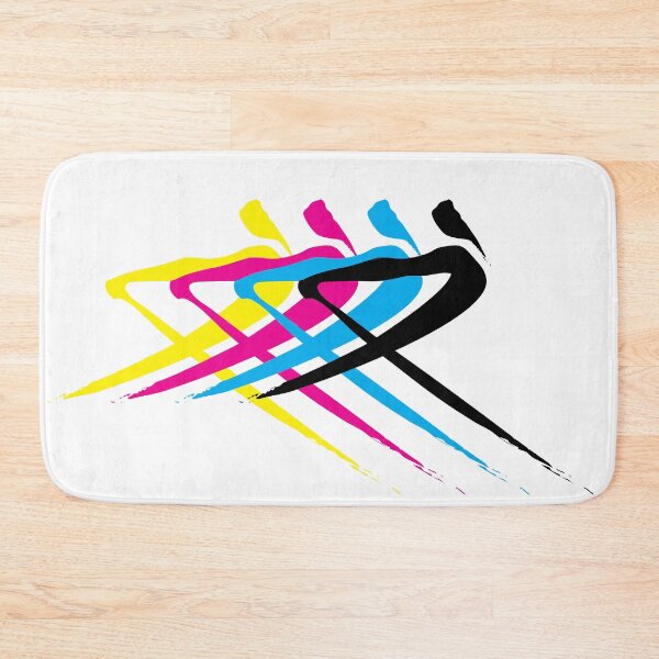 Item preview, Rower in CMYK ink 4 designed and sold by Tam-Ara.