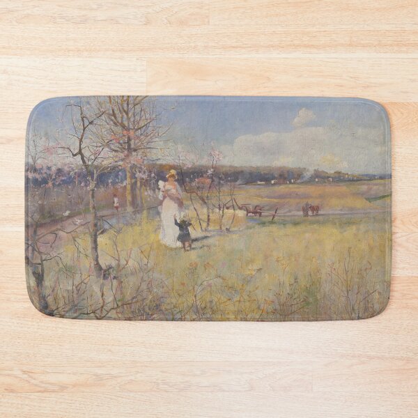Item preview, Mother and Child in nature vintage painting designed and sold by Vintage Designs +.