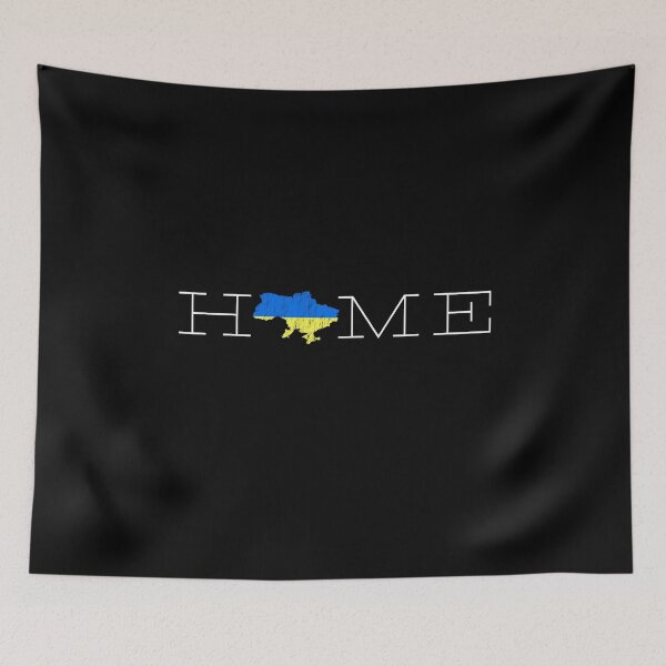 Item preview,  Ukrainian Home Is Where the Heart Is Distressed Map designed and sold by Aide.