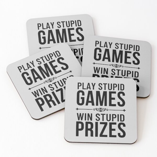 Item preview, Play Stupid Games Win Stupid Prizes (Gamer Saying Gift) designed and sold by i-longmanshop.
