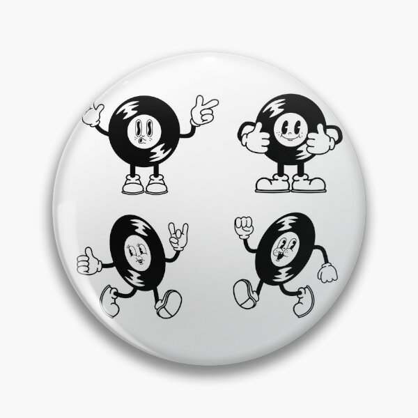Item preview, Vintage Vinyl Cartoon Characters Pack designed and sold by iconikit.