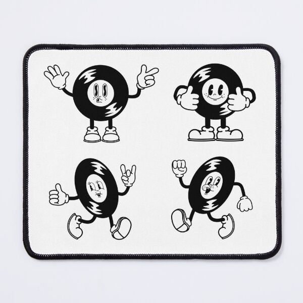 Item preview, Vintage Vinyl Cartoon Characters Pack designed and sold by iconikit.