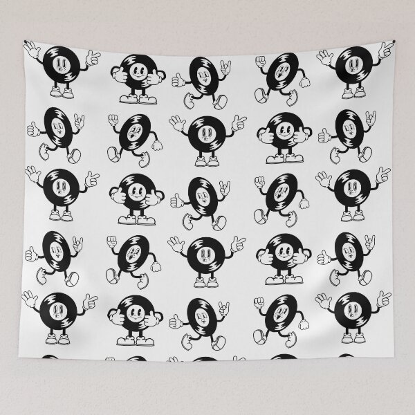 Item preview, Vintage Vinyl Cartoon Characters Pack designed and sold by iconikit.