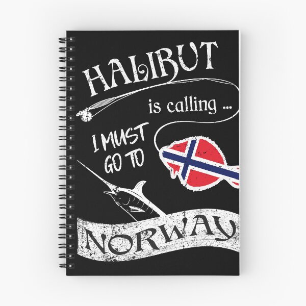 Item preview, Norway Fishing  - Halibut is Calling I Must Go  designed and sold by Shirt-Designs.