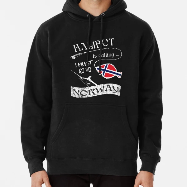 Norway 2019 halibut fishing shirt' Unisex Sweatshirt