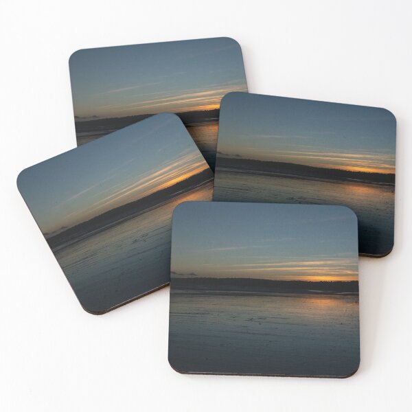 Item preview, Swansea Sunset Beach Reflection designed and sold by BadgerCastle.
