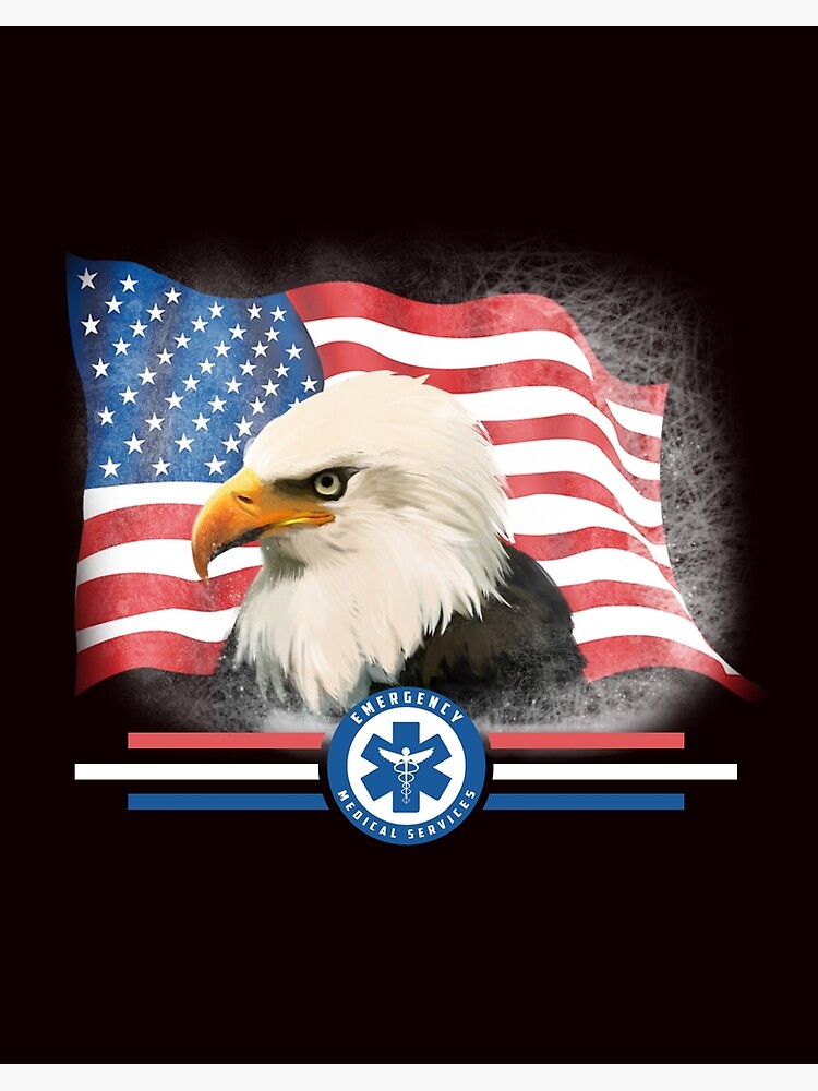 Paramedic T-Shirt American Flag Independence Day Emt Ems Usa Paramedic T-Shirt American Flag Independence Day Emt Ems Usa