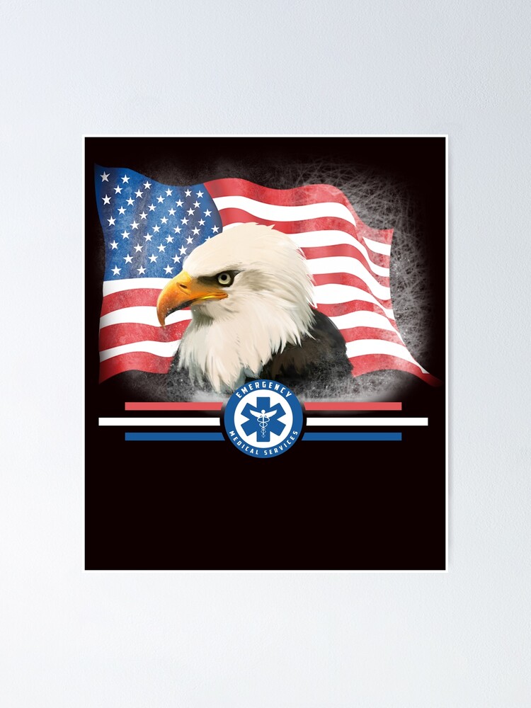 Paramedic T-Shirt American Flag Independence Day Emt Ems Usa Paramedic T-Shirt American Flag Independence Day Emt Ems Usa