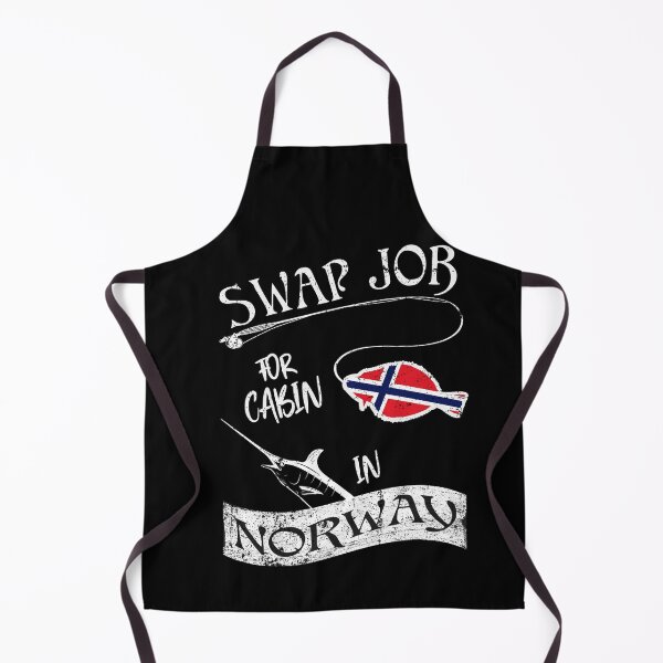 Item preview, Norway Fishing Swap Job For Cabin in Norway designed and sold by Shirt-Designs.