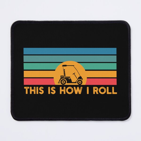 Item preview, Funny Golfer Gift: This Is How I Roll Golf Cart Retro Vintage - Golfing Golf Lover designed and sold by Adexyl.