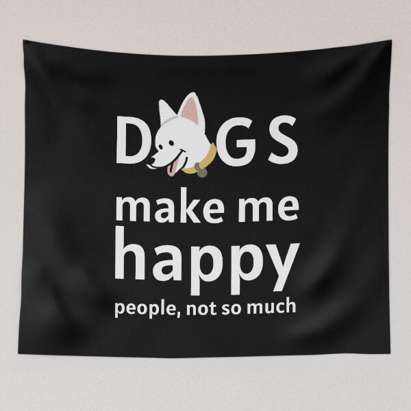 Item preview, Dogs Make Me Happy designed and sold by Hic21.