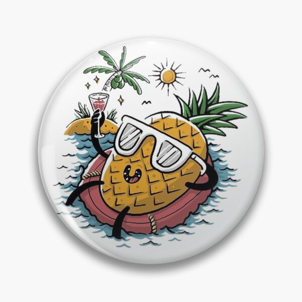 Item preview, pineapple at sea  designed and sold by Dzzoni.