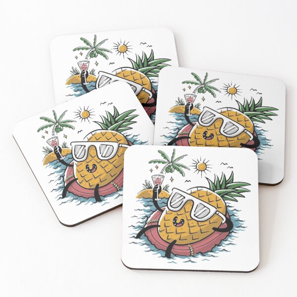 Item preview, pineapple at sea  designed and sold by Dzzoni.