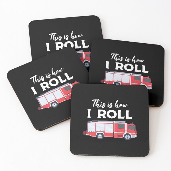 Item preview, Funny Firefighter Gift: This Is How I Roll Firetruck Retro Vintage - Firefighter Firetruck Driver designed and sold by Adexyl.