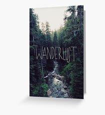 Wanderlust Rainier Creek Greeting Card