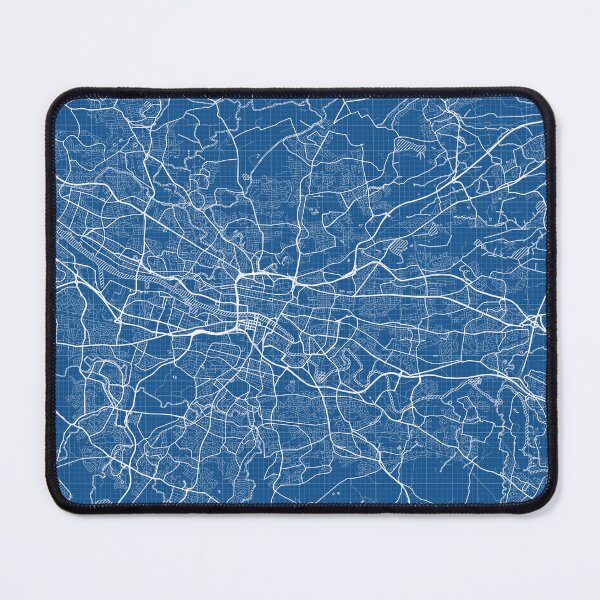 Item preview, Glasgow City Map of Scotland - Blueprint designed and sold by deMAP.