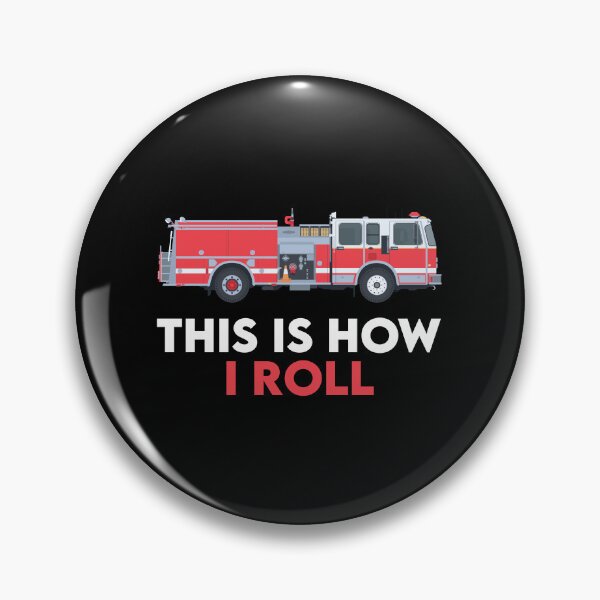 Item preview, Funny Firefighter Gift: This Is How I Roll Firetruck Retro Vintage - Firefighter Firetruck Driver designed and sold by Adexyl.