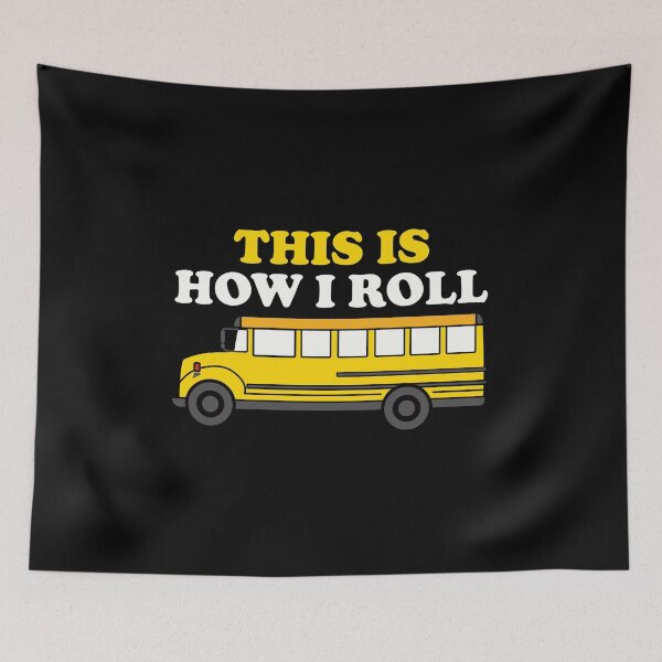 Item preview, Funny School Bus Driver Gift: This Is How I Roll Bus Driver Retro Vintage - Bus Lover designed and sold by Adexyl.