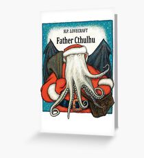 Father Cthulhu Greeting Card