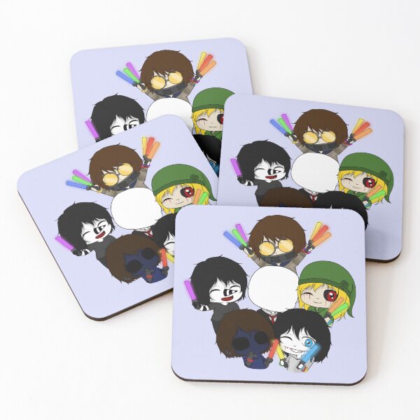 Item preview, creepypasta boys party designed and sold by EveryCuteThings.