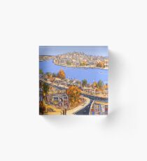 View to the city Acrylic Block