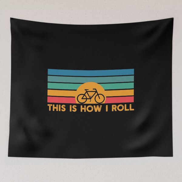 Item preview, Funny Cycling Gift: This Is How I Roll Bicycle Retro Vintage - Cyclist Bike Lover designed and sold by Adexyl.
