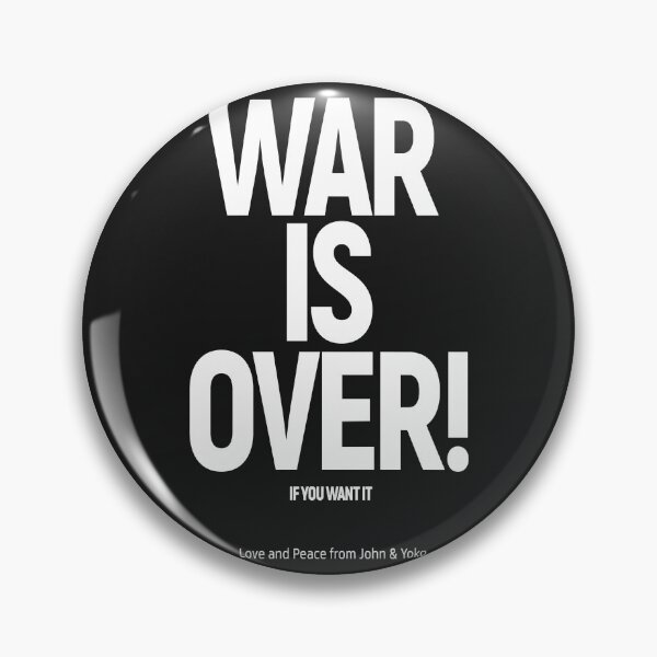 Item preview, War is over! if you want it (john & yoko) in original white on black designed and sold by SantosCavazos1.