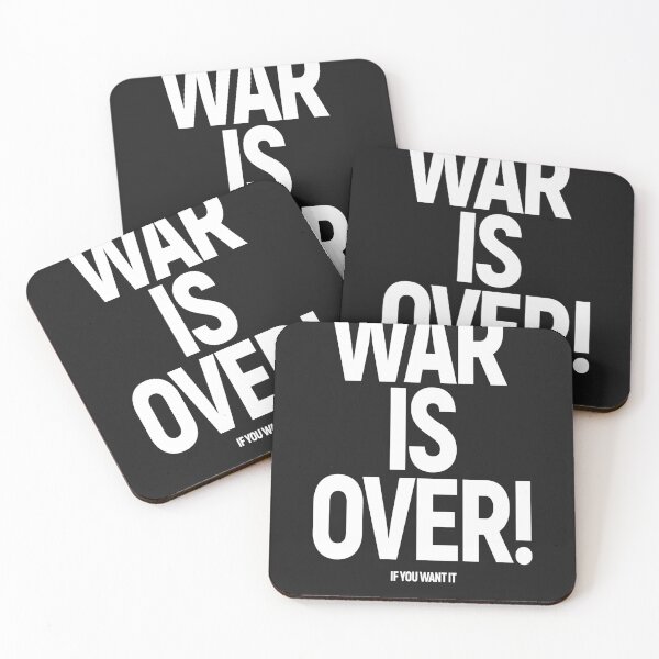 Item preview, War is over! if you want it (john & yoko) in original white on black designed and sold by SantosCavazos1.