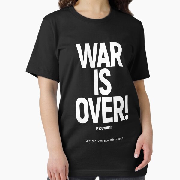 Item preview, War is over! if you want it (john & yoko) in original white on black designed and sold by SantosCavazos1.