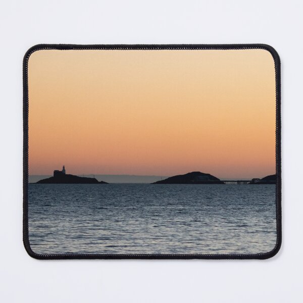 Item preview, Mumbles Swansea Seascape Sunset designed and sold by BadgerCastle.