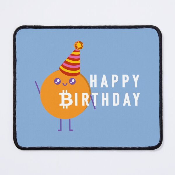 Item preview, Crypto -Cute Kawaii Happy birthday Bitcoin  designed and sold by Crypmetal.