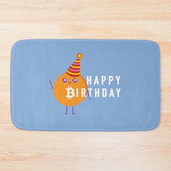 Item preview, Crypto -Cute Kawaii Happy birthday Bitcoin  designed and sold by Crypmetal.