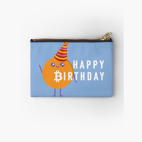 Item preview, Crypto -Cute Kawaii Happy birthday Bitcoin  designed and sold by Crypmetal.