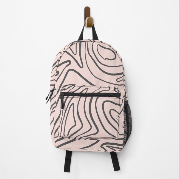 Item preview, Abstract Swirls - Peach and Gray designed and sold by PeachyLitchi.