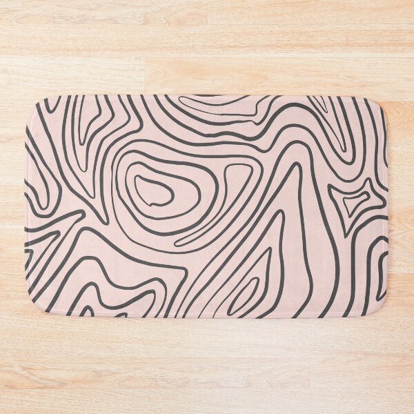 Item preview, Abstract Swirls - Peach and Gray designed and sold by PeachyLitchi.