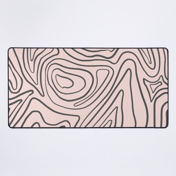 Item preview, Abstract Swirls - Peach and Gray designed and sold by PeachyLitchi.