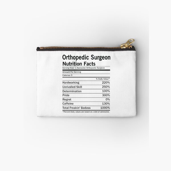 Item preview, Orthopedic Surgeon Nutrition Facts designed and sold by woodesigner.