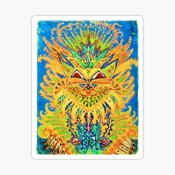 Item preview, Kaleidoscope Cats VI by Louis Wain designed and sold by WonderweissStudio.