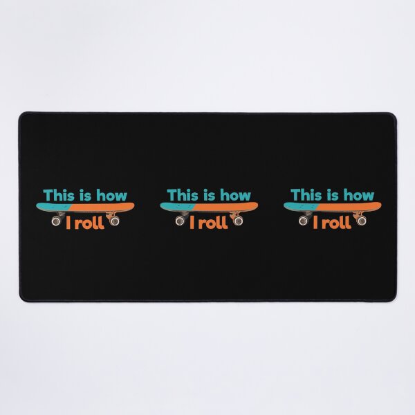 Item preview, Funny Skateboarder Gift: This Is How I Roll Skateboard Retro Vintage - Skater Skateboarding Lover designed and sold by Adexyl.