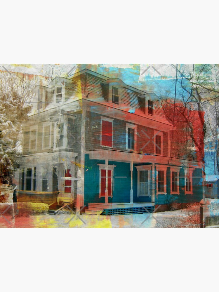 "Eclectic Wellfleet Cape Cod House" Sticker for Sale by WigOutlet