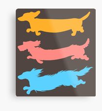 Run Doxies Run Metal Print