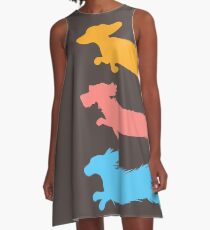 Run Doxies Run A-Line Dress