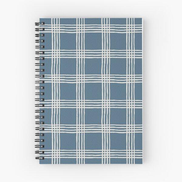 Item preview, Handdrawn Check Pattern - Inky Blue designed and sold by NolkDesign.