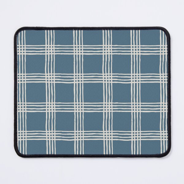 Item preview, Handdrawn Check Pattern - Inky Blue designed and sold by NolkDesign.