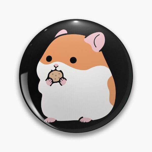 Item preview, Cute Hamster Chibi Eating Cookies designed and sold by FerrenSmall.