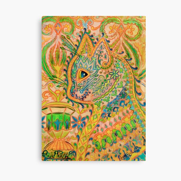 Item preview, Psychedelic Cat by Louis Wain designed and sold by yoloforever.