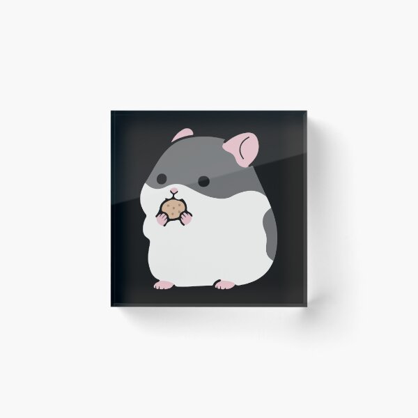 Item preview, Cute Hamster Chibi Eating Cookies designed and sold by FerrenSmall.