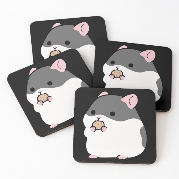 Item preview, Cute Hamster Chibi Eating Cookies designed and sold by FerrenSmall.