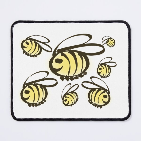 Item preview, Happy Bees! Super cute Honey makers. designed and sold by lyndseyart.