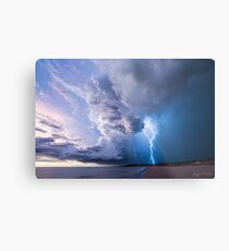 Electrified Metal Print